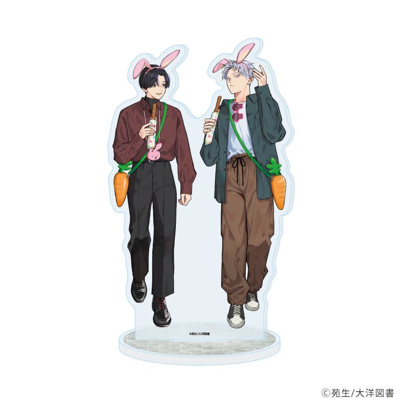 アクリルスタンド「兎の森」02/志井洵太＆弓永環 遊園地Ver.(描き下ろしイラスト)