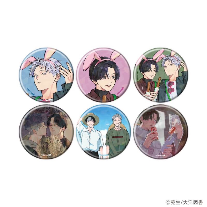 ホログラム缶バッジ(57mm)「兎の森」01/コンプリートセット(全6種)(公式&描き下ろしイラスト)