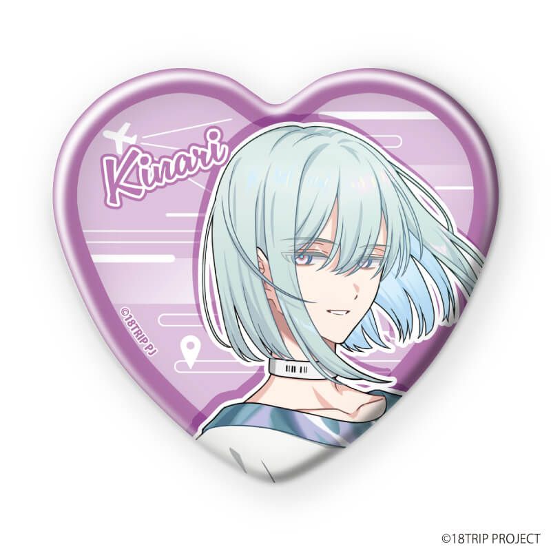 ハート型缶バッジ『18TRIP』04/ブラインド(10種)(公式イラスト)