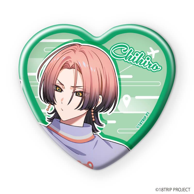 ハート型缶バッジ『18TRIP』04/ブラインド(10種)(公式イラスト)