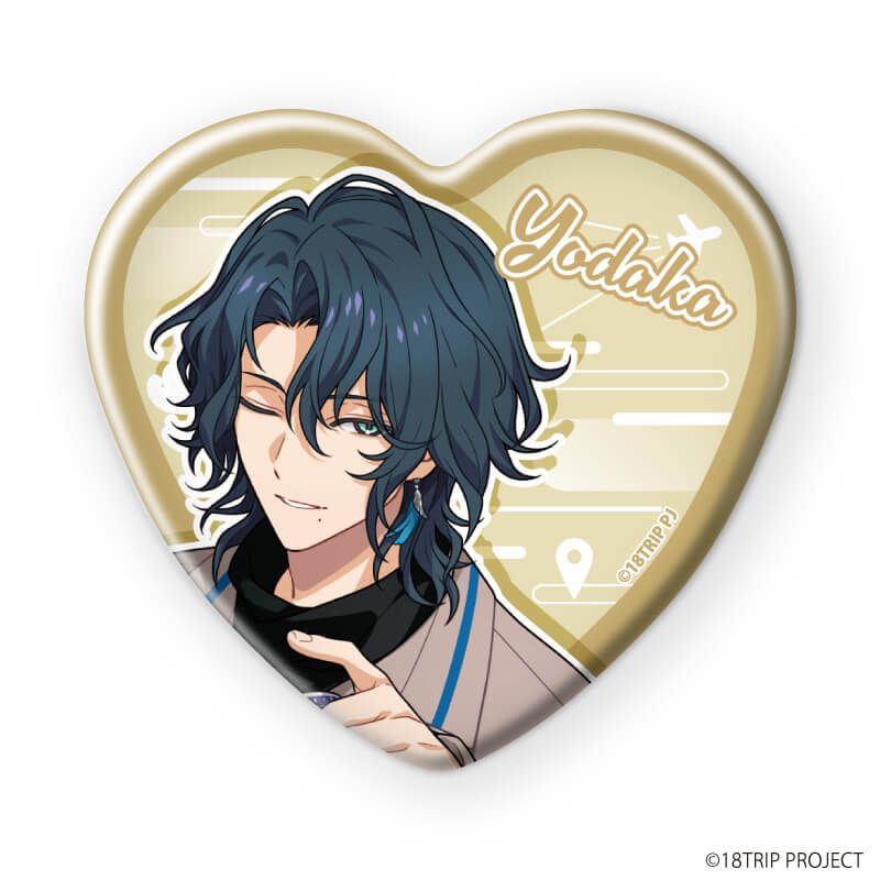 ハート型缶バッジ『18TRIP』04/ブラインド(10種)(公式イラスト)