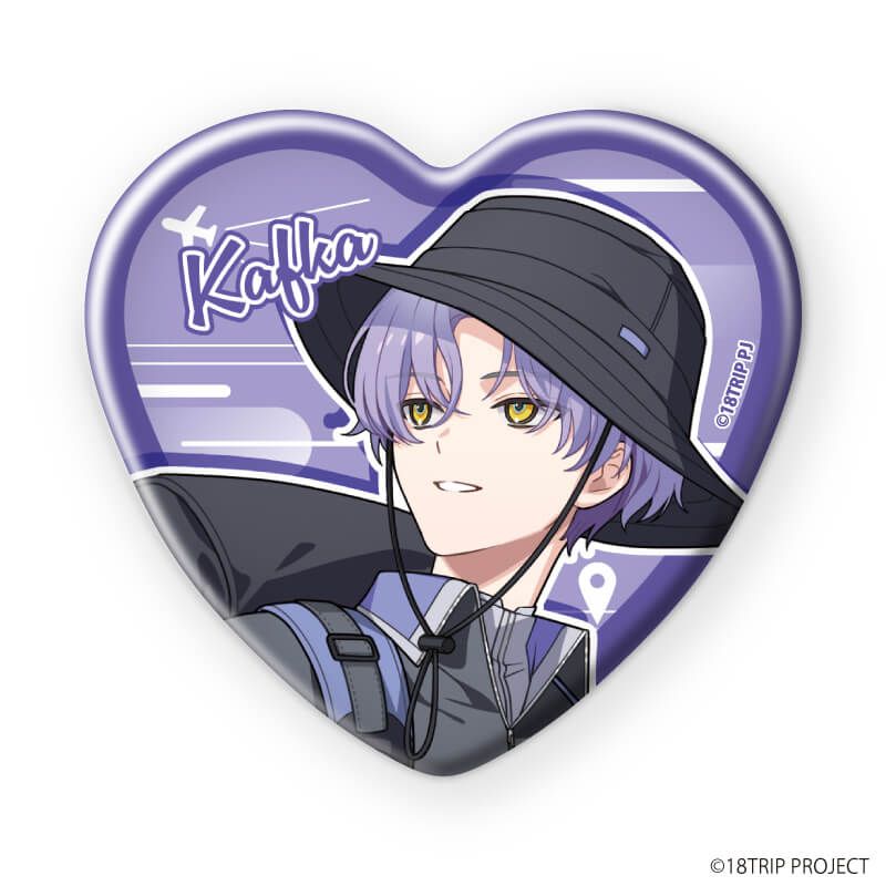 ハート型缶バッジ『18TRIP』03/ブラインド(10種)(公式イラスト)