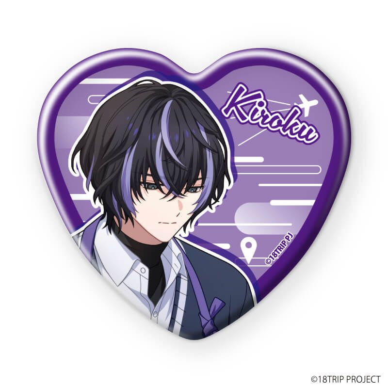 ハート型缶バッジ『18TRIP』03/ブラインド(10種)(公式イラスト)