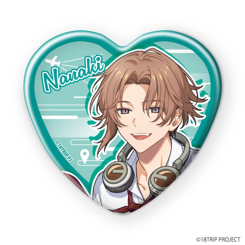 ハート型缶バッジ『18TRIP』03/ブラインド(10種)(公式イラスト)