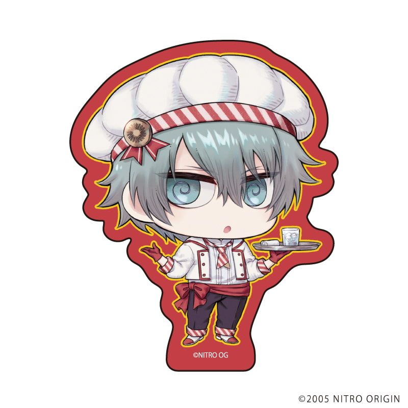 ダイカットステッカー「ニトロキラル」36/アキラ(描き下ろしちみキャラ)