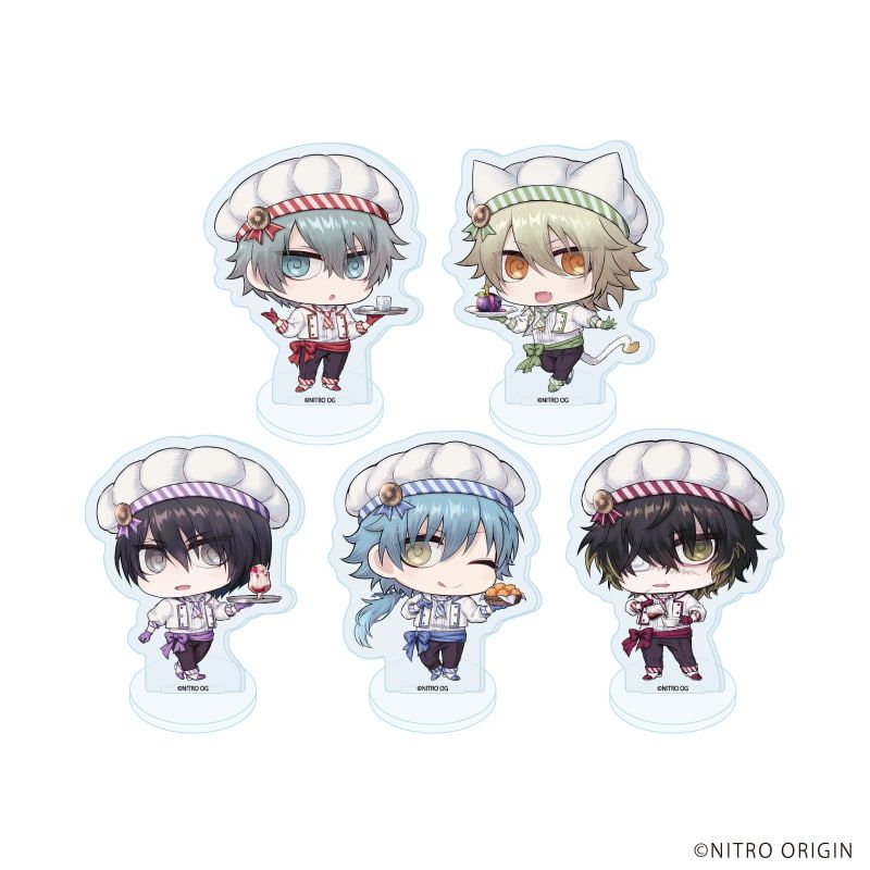 アクリルぷちスタンド「ニトロキラル」07/コンプリートセット(全5種)(描き下ろしちみキャラ)