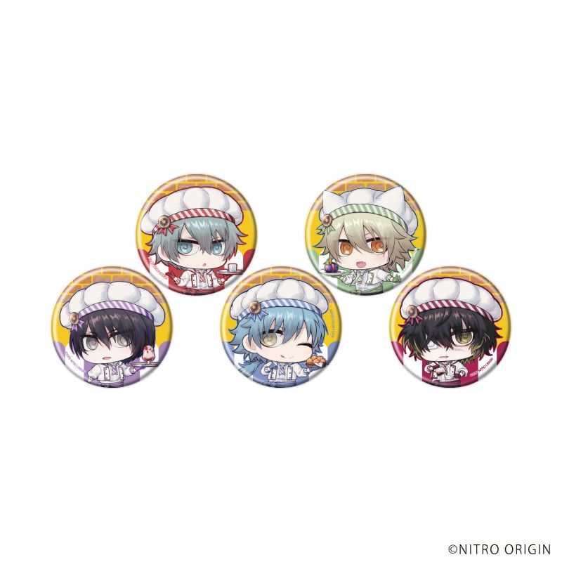 缶バッジ「ニトロキラル」08/コンプリートセット(全5種)(描き下ろしちみキャラ)