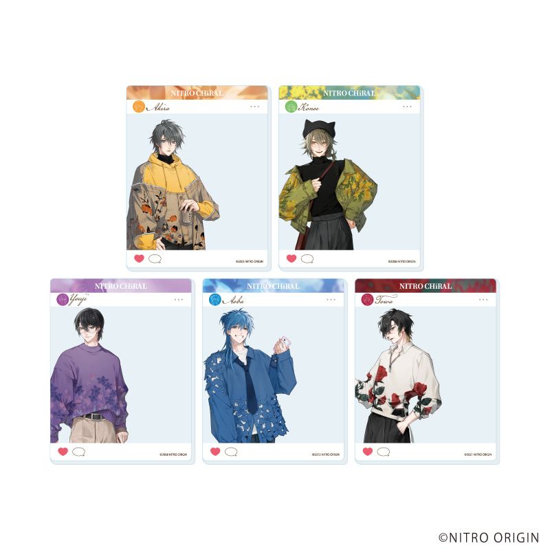 アクリルカード「ニトロキラル」02/ブラインド(5種)(描き下ろし等身)
