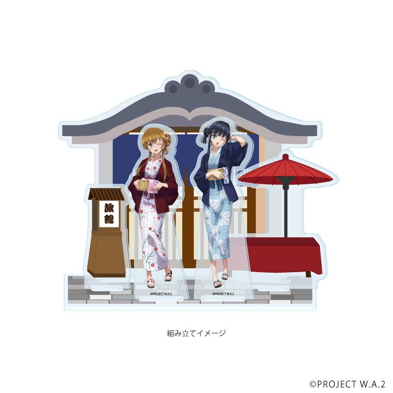 アクリルジオラマ「WHITE ALBUM2」01/浴衣(描き下ろしイラスト)