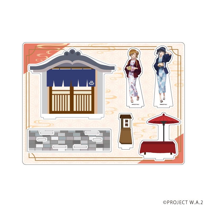 アクリルジオラマ「WHITE ALBUM2」01/浴衣(描き下ろしイラスト)