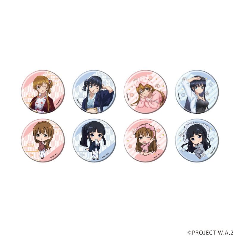 缶バッジ「WHITE ALBUM2」02/ブラインド(8種)(描き下ろし&描き起こしイラスト)