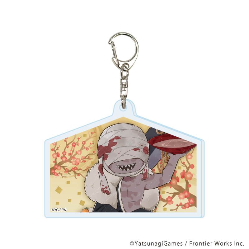 アクリルキーホルダー「文字化化」01/正月ver. コンプリートセット(全8種)(グラフアートイラスト)