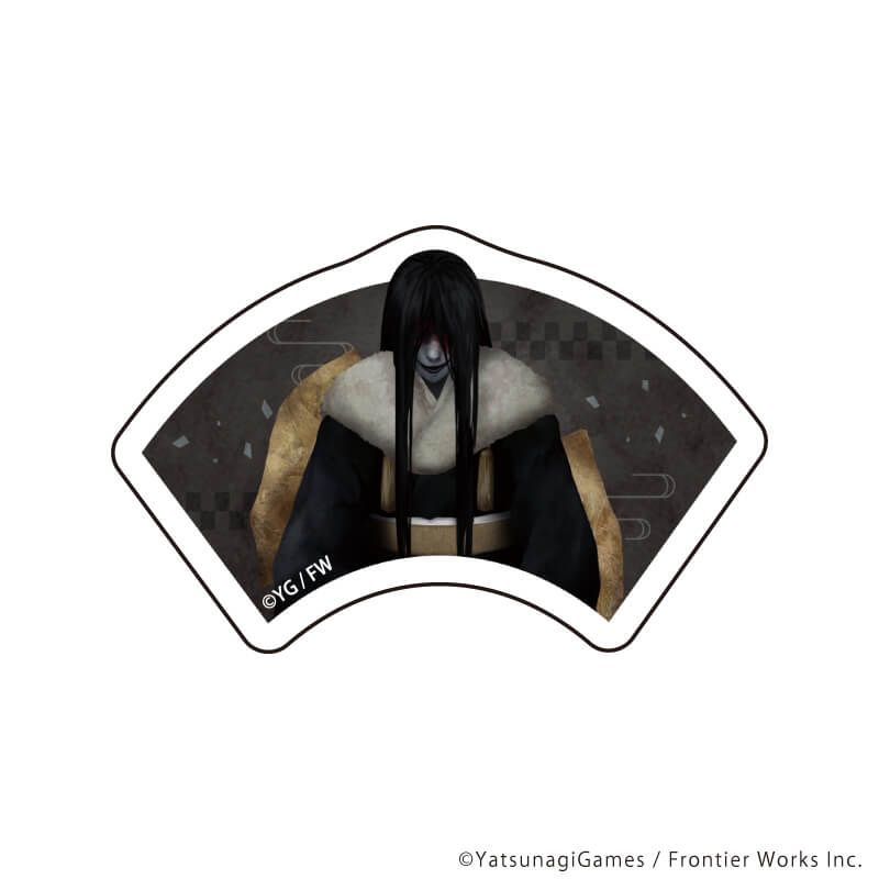 ダイカットステッカー「文字化化」01/這いばい男 正月ver.(描き下ろしイラスト)