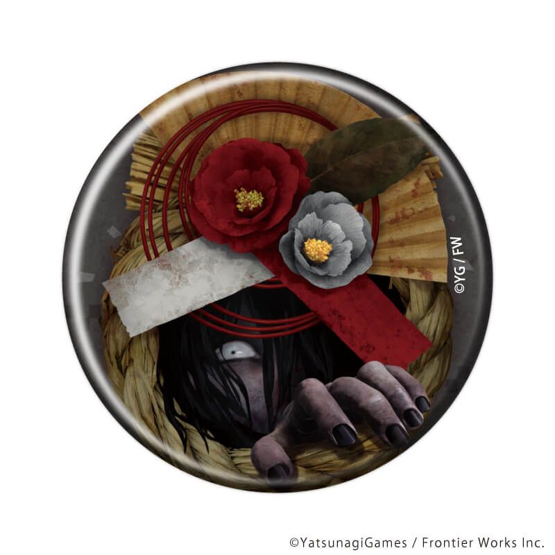 缶バッジ「文字化化」01/正月ver. コンプリートセット(全5種)(描き下ろしイラスト)