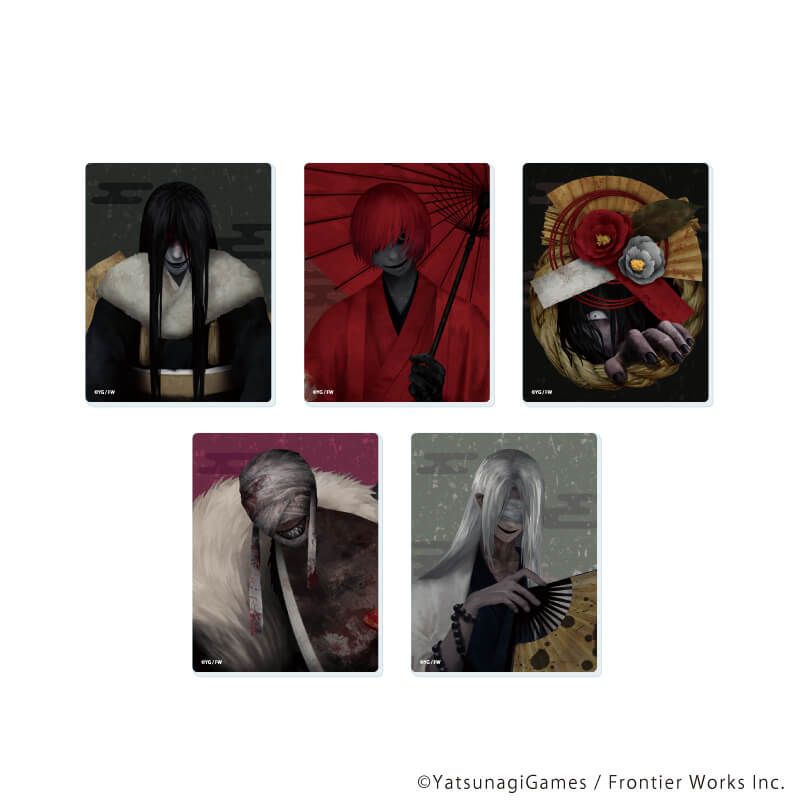 アクリルカード「文字化化」01/正月ver. ブラインド(5種)(描き下ろしイラスト)