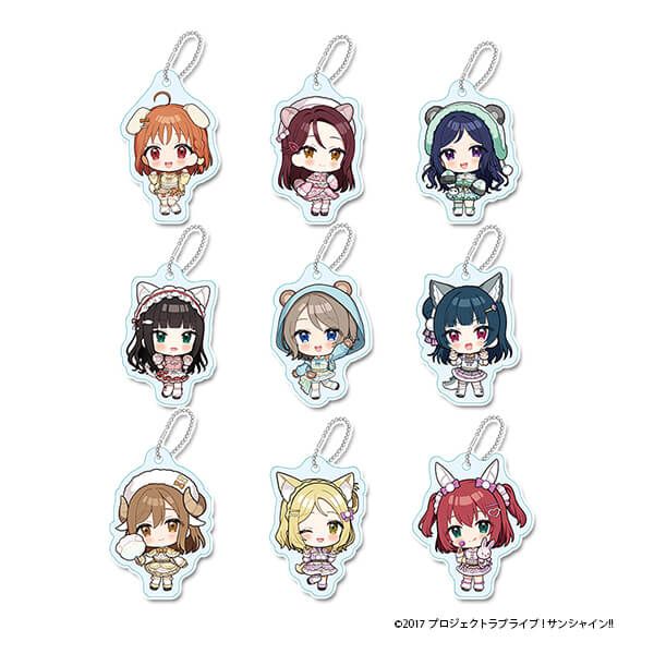 ラブライブ！サンシャイン!! ぷちちょこ トレーディングアクリルキーホルダー アニマル衣装(BOX)