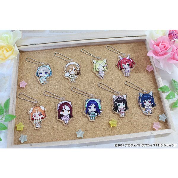 ラブライブ！サンシャイン!! ぷちちょこ トレーディングアクリルキーホルダー アニマル衣装(PCS)