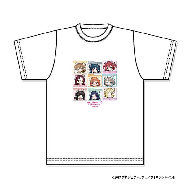ラブライブ！サンシャイン!! ぷちちょこグラフィックTシャツ アニマル衣装