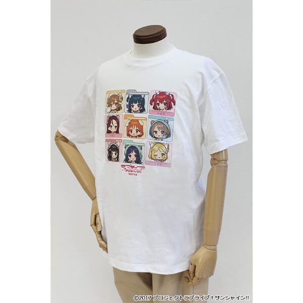 ラブライブ！サンシャイン!! ぷちちょこグラフィックTシャツ アニマル衣装