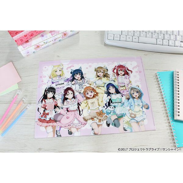 ラブライブ！サンシャイン!! 描き下ろし クリアファイル【集合】アニマル衣装