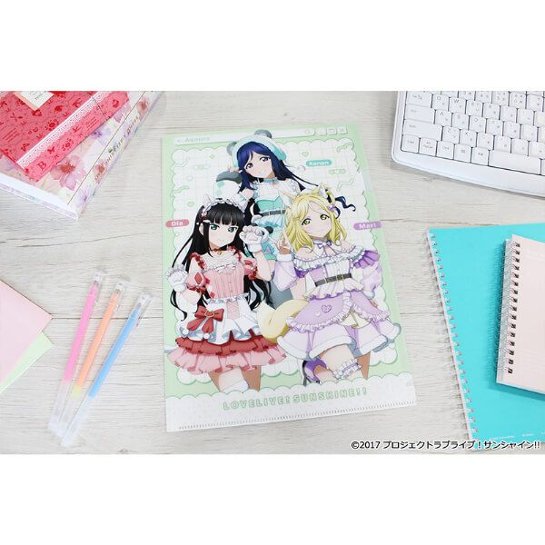 ラブライブ！サンシャイン!! 描き下ろし クリアファイル【3年生】アニマル衣装