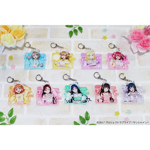 ラブライブ！サンシャイン!! 描き下ろし アクリルキーホルダー【小原 鞠莉】アニマル衣装