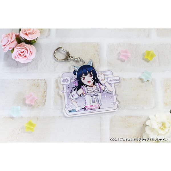 ラブライブ！サンシャイン!! 描き下ろし アクリルキーホルダー【津島 善子】アニマル衣装