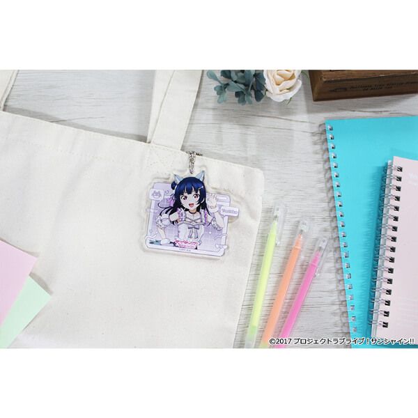 ラブライブ！サンシャイン!! 描き下ろし アクリルキーホルダー【津島 善子】アニマル衣装