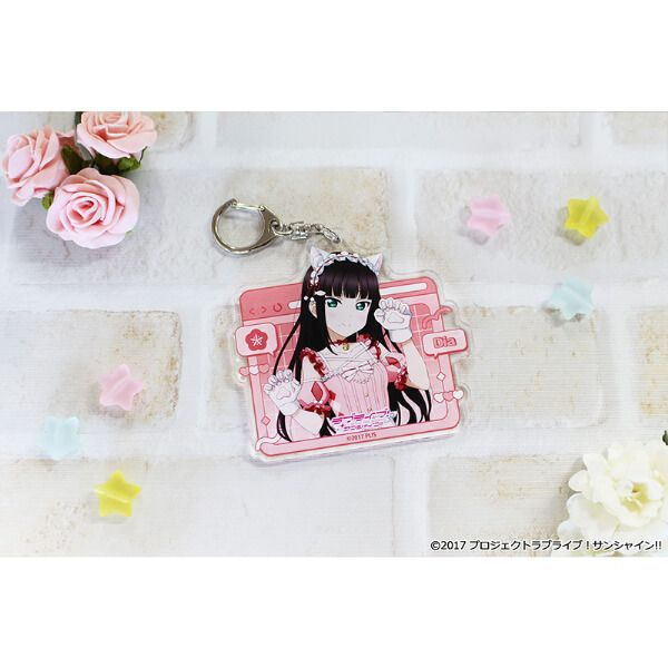 ラブライブ！サンシャイン!! 描き下ろし アクリルキーホルダー【黒澤 ダイヤ】アニマル衣装