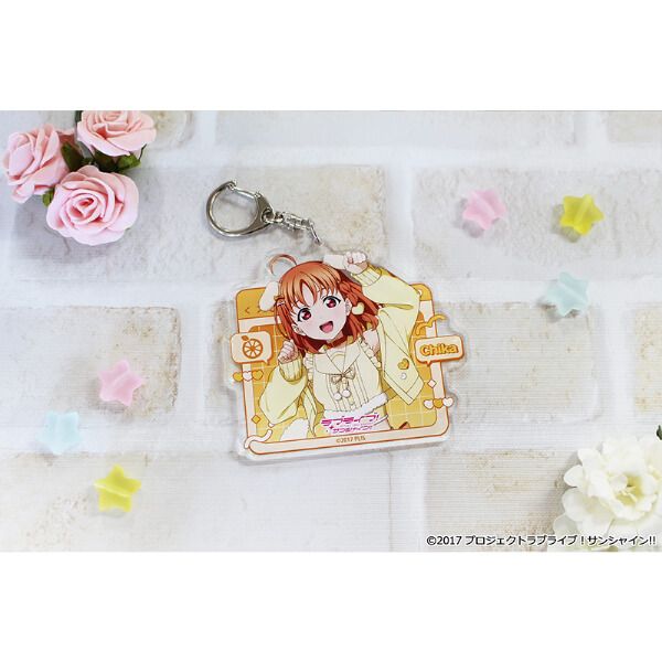 ラブライブ！サンシャイン!! 描き下ろし アクリルキーホルダー【高海 千歌】アニマル衣装