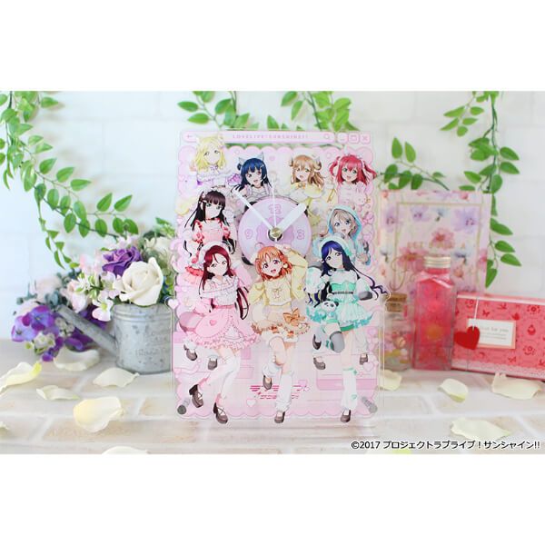 ラブライブ！サンシャイン!! 描き下ろし BIGアクリル置時計 アニマル衣装