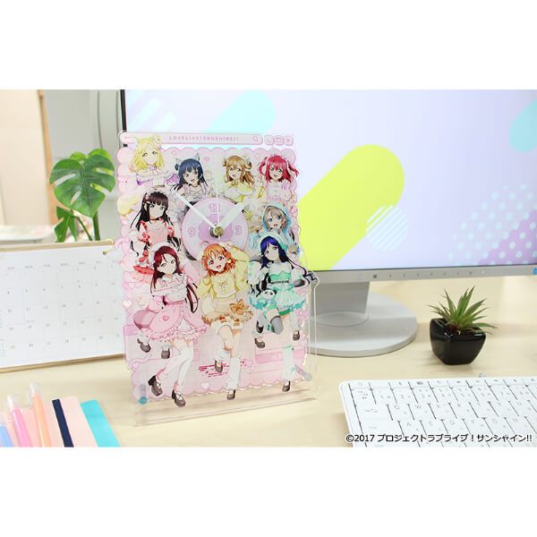 ラブライブ！サンシャイン!! 描き下ろし BIGアクリル置時計 アニマル衣装