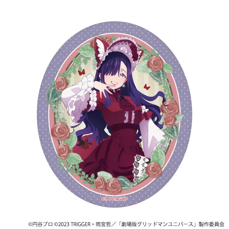 ダイカットステッカー「グリッドマンユニバース」17/ひめ ケモミミロリィタver.(描き下ろしイラスト)