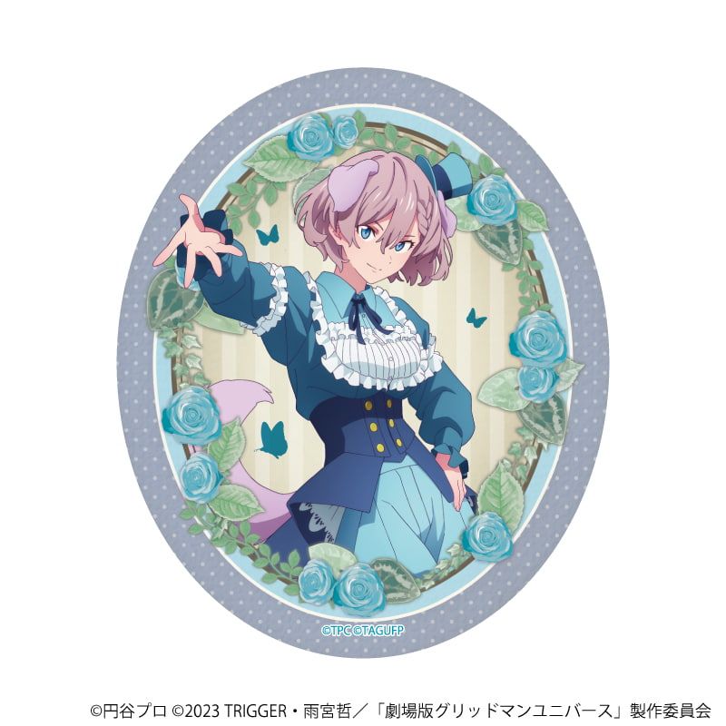 ダイカットステッカー「グリッドマンユニバース」16/ムジナ ケモミミロリィタver.(描き下ろしイラスト)