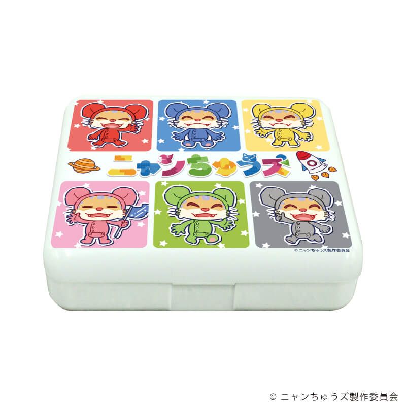 小物ケース「ニャンちゅうズ」01/コマ割りデザイン(POP Artイラスト)
