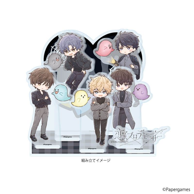 プレミアム アクリルジオラマプレート「恋とプロデューサー～EVOL×LOVE～」11/お化け屋敷デートver.(グラフアートイラスト)