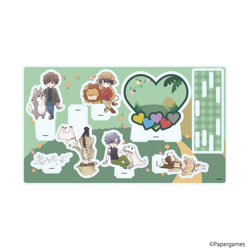 プレミアム アクリルジオラマプレート「恋とプロデューサー～EVOL×LOVE～」10/動物園デートver.(グラフアートイラスト)