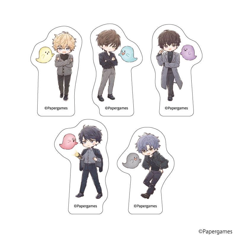 フレークシール(5種セット)「恋とプロデューサー～EVOL×LOVE～」04/お化け屋敷デートver.(グラフアートイラスト)