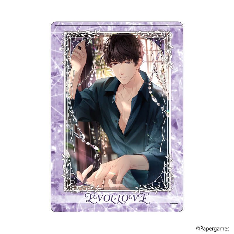 キャラクリアケース「恋とプロデューサー～EVOL×LOVE～」18/シモン・二人の盛時(公式イラスト)