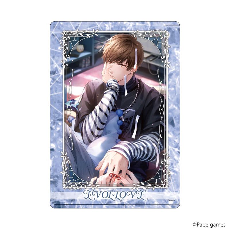 キャラクリアケース「恋とプロデューサー～EVOL×LOVE～」17/ハク・青春の時間(公式イラスト)