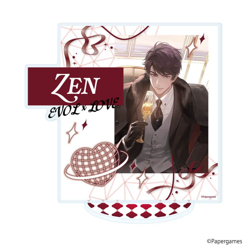 アクリルスタンド「恋とプロデューサー～EVOL×LOVE～」67/ゼン(公式イラスト)