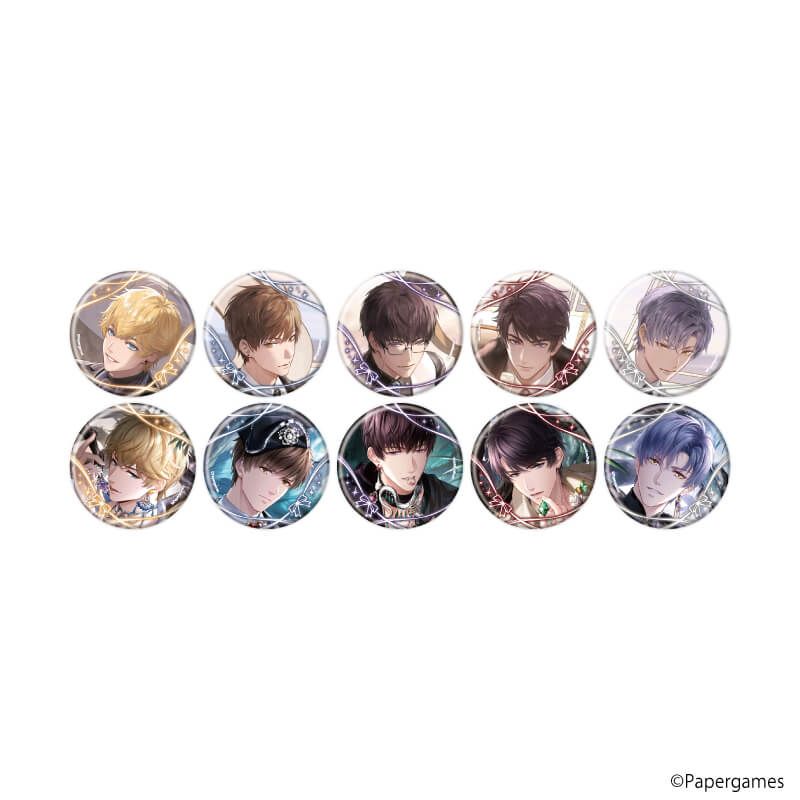 缶バッジ「恋とプロデューサー～EVOL×LOVE～」30/セット1 コンプリートセット(全10種)(公式イラスト)