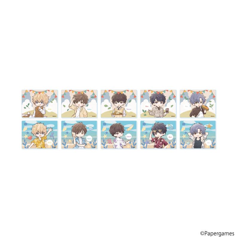 アクリルカード「恋とプロデューサー～EVOL×LOVE～」02/セット1 ブラインド(10種)(グラフアートイラスト)