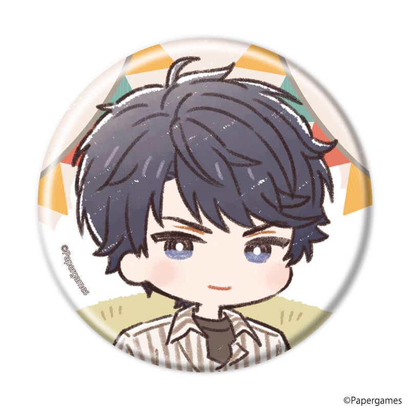 缶バッジ「恋とプロデューサー～EVOL×LOVE～」32/セット1 ブラインド(10種)(グラフアートイラスト)