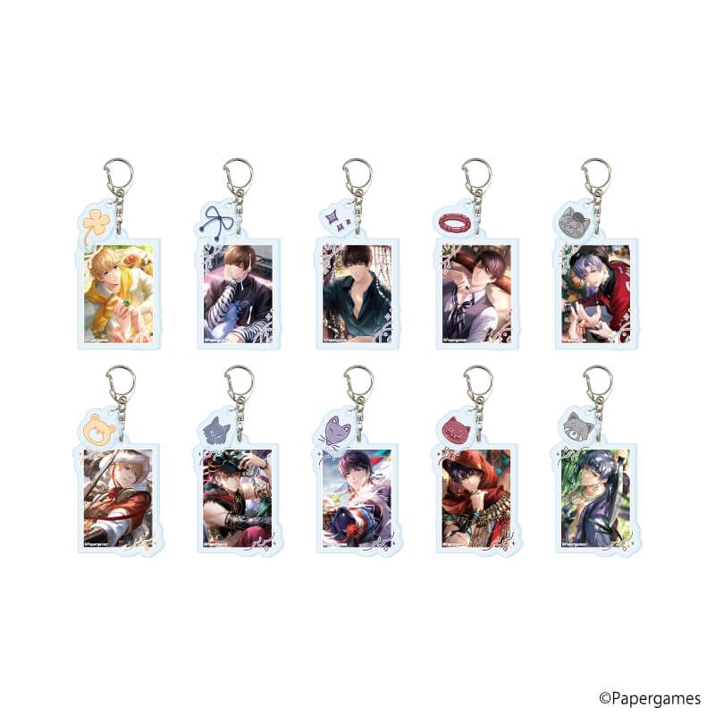 パーツ付きアクリルキーホルダー「恋とプロデューサー～EVOL×LOVE～」08/セット2 ブラインド(10種)(公式イラスト)