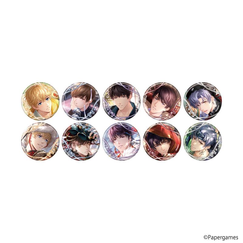 缶バッジ「恋とプロデューサー～EVOL×LOVE～」31/セット2 ブラインド(10種)(公式イラスト)