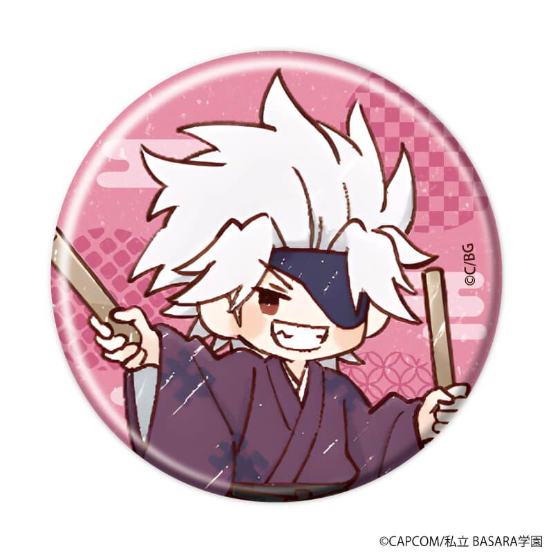 缶バッジ「学園BASARA」29/ひな祭りver. ブラインド(5種)(グラフアートイラスト)