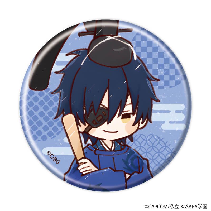 缶バッジ「学園BASARA」28/ひな祭りver. ブラインド(6種)(グラフアートイラスト)