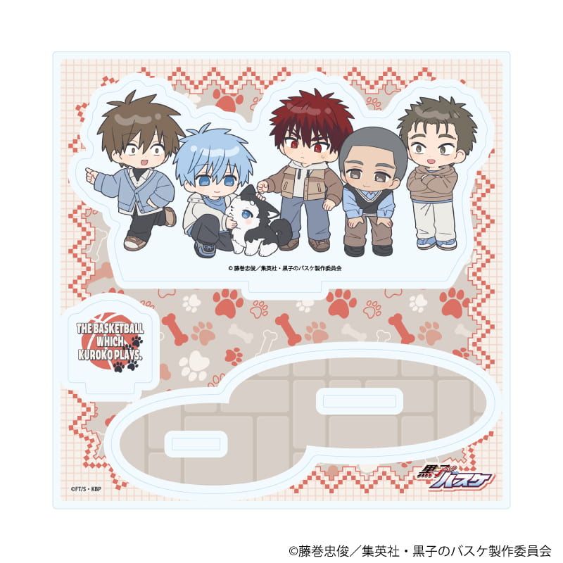 アクリルスタンドプレート「黒子のバスケ」08/誠凛A テツヤ2号といっしょver.(ミニキャライラスト)