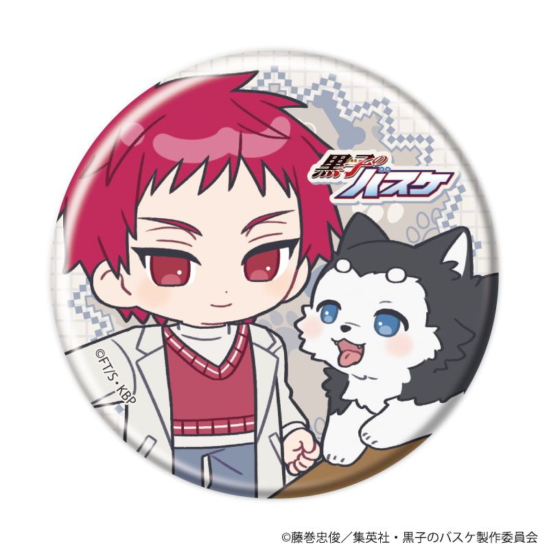 缶バッジ「黒子のバスケ」36/テツヤ2号といっしょver. コンプリートセット(全10種)(ミニキャライラスト)